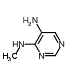 CAS 登录号：13784-17-3， N<sup>4</sup>-甲基-4,5-嘧啶二胺