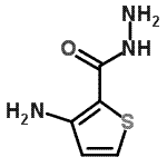 CAS 登录号：137844-98-5， 3-氨基-2-噻吩甲酰肼