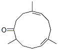 CAS#: 13786-90-8, 4,8,12-Trimethyl-4,8-Cyclododecadien-1-One