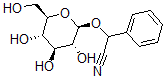 CAS 登录号：138-53-4， 2-苯基-2-[(2R,3R,4S,5S,6R)-3,4,5-三羟基-6-(羟基甲基)四氢吡喃-2-基]氧基乙腈