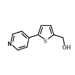 CAS 登录号：138194-04-4， [5-(4-吡啶基)-2-噻吩基]甲醇