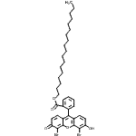 CAS 登录号:138833-47-3, 十八烷基2-(4,5-二溴-6-羟基-3-氧代-3H-氧杂蒽-9-基)苯甲酸酯