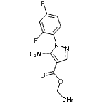 CAS 登录号:138907-72-9, 乙基5-氨基-1-(2,4-二氟苯基)-1H-吡唑-4-羧酸酯