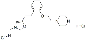 CAS 登录号：139193-92-3， 1-甲基-4-[2-[2-[(E)-2-(3-甲基异恶唑-5-基)乙烯基]苯氧基]乙基]哌嗪二盐酸盐
