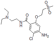 CAS 登录号:139339-72-3, 4-氨基-5-氯-N-(2-二乙基氨基乙基)-2-(2-甲基磺酰基乙氧基)苯甲酰胺