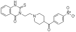 CAS 登录号：139418-53-4， 3-{2-[4-(4-硝基苯甲酰)-1-哌啶基]乙基}-2-硫代-2,3-二氢-4(1H)-喹唑啉酮