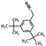 CAS 登录号：139693-30-4， 2-(3,5-二叔-丁基苯基)乙腈