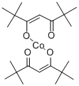 CAS 登录号：13986-53-3， (T-4)-二(2,2,6,6-四甲基-3,5-庚烷二酮)-钴