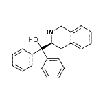 CAS 登录号：140408-82-8， 二苯基[(3S)-1,2,3,4-四氢-3-异喹啉基]甲醇