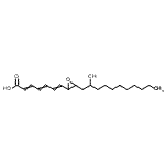 CAS 登录号：140460-58-8， 7-[3-(2-羟基十一烷基)-2-环氧乙烷基]-2,4,6-庚三烯酸