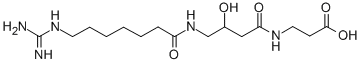 CAS#: 140686-92-6, 3-[[4-[7-(Hydrazinylmethylideneamino)Heptanoylamino]-3-Hydroxybutanoyl]Amino]Propanoic Acid