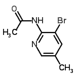 CAS 登录号：142404-83-9， N-(3-溴-5-甲基-2-吡啶基)乙酰胺
