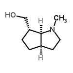 CAS 登录号：142434-08-0， [(3aR,6S,6aS)-1-甲基-3,3A,4,5,6,6A-六氢-2H-环戊二烯并[b]吡咯-6-基]甲醇