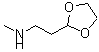 CAS 登录号：142753-10-4， 2-(1,3-二氧戊环-2-基)-N-甲基乙胺