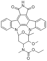 CAS 登录号:143086-33-3, N-乙氧羰基-7-氧代十字孢碱