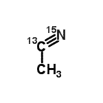 CAS 登录号：14320-89-9， (1-<sup>13</sup>C,<sup>15</sup>N)乙腈
