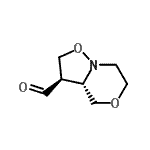CAS 登录号：143262-76-4， (3R,3aS)-六氢[1,2]恶唑并[3,2-c][1,4]恶嗪-3-甲醛