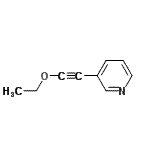 CAS 登录号：143278-15-3， 3-(乙氧基乙炔基)吡啶