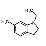 CAS 登录号：143543-67-3， 1-乙基-6-吲哚啉胺