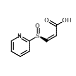 CAS 登录号：144674-70-4， (2Z)-3-[(S)-2-吡啶基亚磺酰]丙烯酸