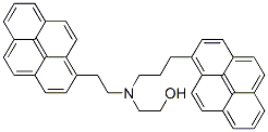 CAS 登录号：144674-75-9， 2-[1,5-二(芘-1-基)戊烷-3-基氨基]乙醇