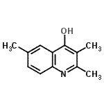 CAS 登录号：1447-42-3， 2,3,6-三甲基-4-喹啉醇