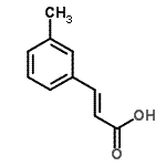 CAS 登录号：14473-89-3， (2E)-3-(3-甲基苯基)丙烯酸