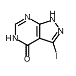 CAS 登录号：144750-83-4， 3-碘-1,5-二氢-4H-吡唑并[3,4-d]嘧啶-4-酮