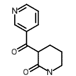 CAS 登录号：144751-22-4， 3-(3-吡啶基羰基)-2-哌啶酮