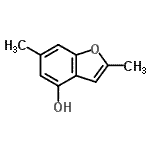 CAS 登录号：144763-71-3， 2,6-二甲基-1-苯并呋喃-4-醇