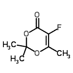 CAS 登录号：144765-15-1， 5-氟-2,2,6-三甲基-4H-1,3-二恶英-4-酮