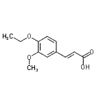 CAS#: 144878-40-0, (2E)-3-(4-Ethoxy-3-Methoxyphenyl)Acrylic Acid