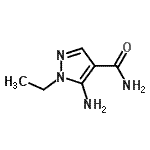 CAS 登录号：145864-65-9， 5-氨基-1-乙基-1H-吡唑-4-甲酰胺