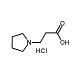 CAS 登录号：14788-14-8， 3-(1-吡咯烷基)丙酸盐酸盐(1:1)