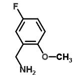 CAS 登录号：148870-38-6， 1-(5-氟-2-甲氧基苯基)甲胺