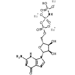 CAS#: 148892-91-5, Trisodium 5'-O-[({[(hydroxyphosphinato)amino]phosphinato}oxy)phosphinato]guanosine
