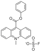 CAS 登录号:149300-54-9, 10-甲基-9-(苯氧羰基)吖啶鎓氟磺酸盐
