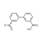CAS 登录号：149505-87-3， 3'-硝基-3-联苯基羧酸