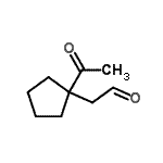 CAS 登录号：152090-38-5， (1-乙酰基环戊基)乙醛
