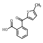 CAS 登录号：152567-82-3， 2-[(5-甲基-2-噻吩基)羰基]苯甲酸
