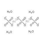 CAS 登录号：15274-78-9， 硫酸铑(3+)盐水合物(3:2:4)