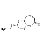CAS 登录号：152843-33-9， (2S,4aR,9aR)-2-乙氧基-2,4A,9,9A-四氢-6H-吡喃并[3,2-b]氧杂卓-6-酮