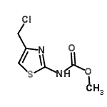 CAS 登录号：152872-05-4， 甲基[4-(氯甲基)-1,3-噻唑-2-基]氨基甲酸酯