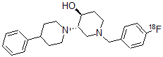CAS 登录号:154824-77-8, 反式-(+)-1'-((4-(氟-18F)苯基)甲基)-4-苯基-(1,3'-联哌啶)-4'-醇