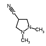CAS 登录号：155429-87-1， 1,2-二甲基-4-吡唑烷甲腈