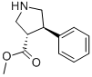 CAS 登录号：156469-70-4， 4-苯基吡咯烷-3-羧酸甲酯