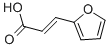 CAS 登录号：15690-24-1， (2E)-3-(2-呋喃基)-2-丙烯酸