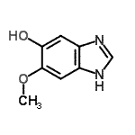 CAS 登录号：157587-57-0， 5-甲氧基-1H-苯并咪唑-6-醇