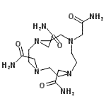 CAS 登录号:157599-02-5, 2,2',2'',2'''-(1,4,7,10-四氮杂环十二烷-1,4,7,10-四基)四乙酰胺