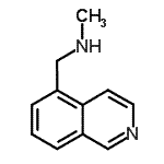 CAS 登录号：157610-84-9， 1-(5-异喹啉基)-N-甲基甲胺